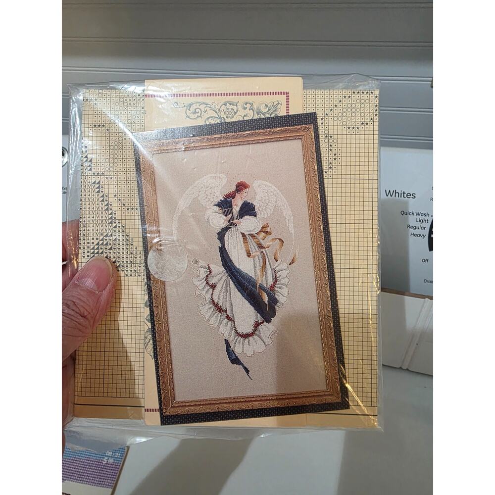 Lavender & Lace Counted Cross Stitch Pattern Angel of Hope - 1991 Opened - #13